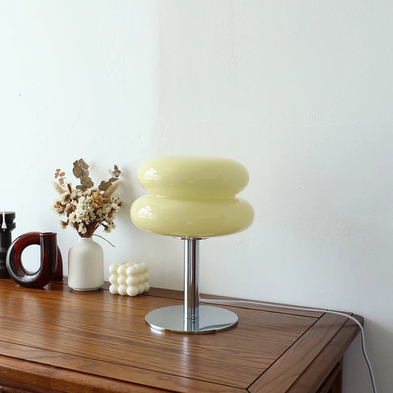 Macaron Deko-Lampe aus Glas