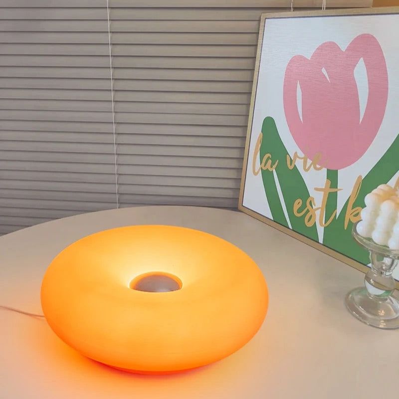 Donut Deko-Lampe im Space Age-Stil