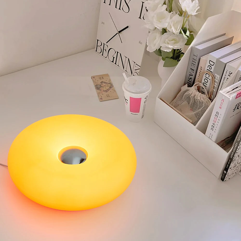 Donut Deko-Lampe im Space Age-Stil