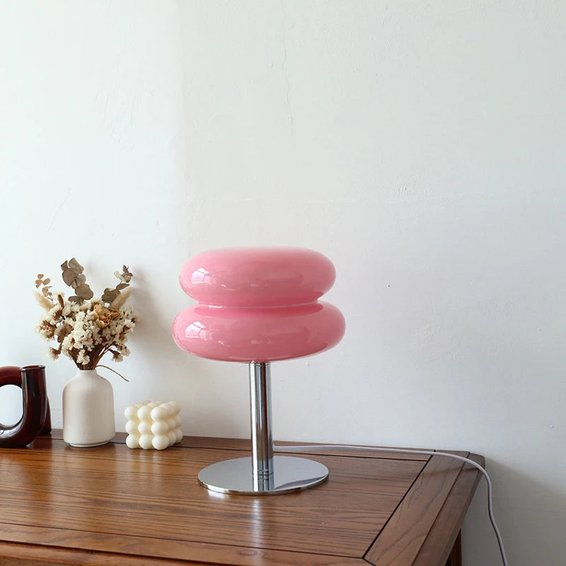 Macaron Deko-Lampe aus Glas