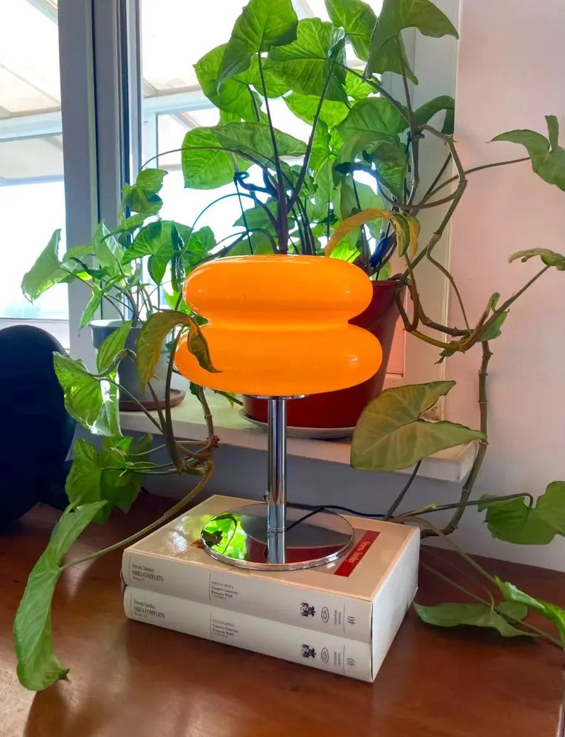 Macaron Deko-Lampe aus Glas