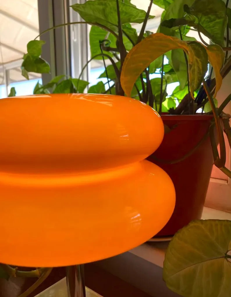Macaron Deko-Lampe aus Glas